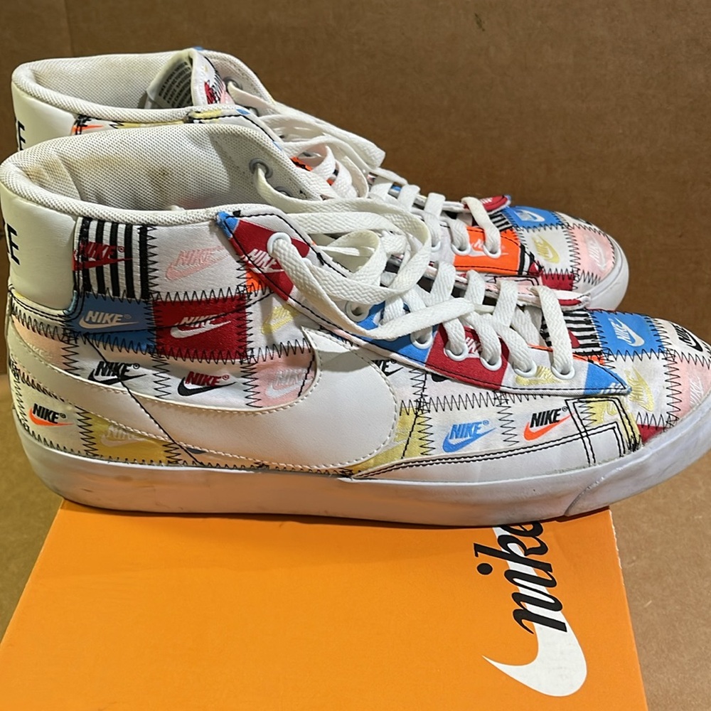 Nike Blazer Patchwork Mid Size 12 - image 3